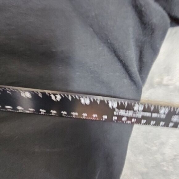 Lauren Ralph Lauren Women's Black Top Sz Med  Pintuck cotton - Picture 5 of 11